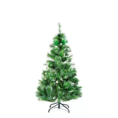   Műfenyő - 150 cm - ezüstfenyő dús ágakkal - PVC - havas