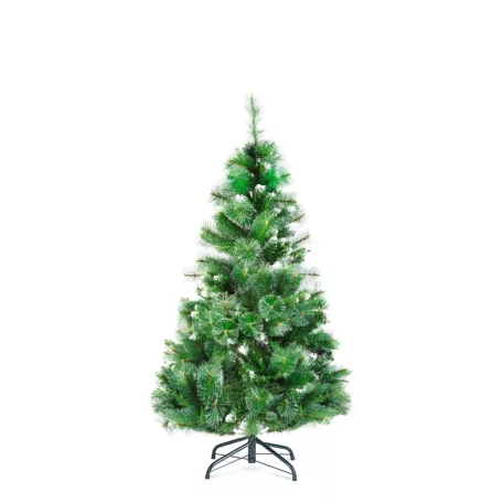 Műfenyő - 150 cm - ezüstfenyő dús ágakkal - PVC - havas