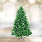 Műfenyő - 180 cm - ezüstfenyő dús ágakkal - PVC - havas