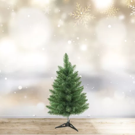 Műfenyő - 60 cm - Nordmann - PVC - sötétzöld