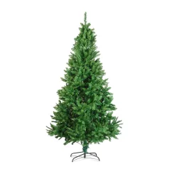 Műfenyő - 210 cm - Nordmann - PVC - sötétzöld