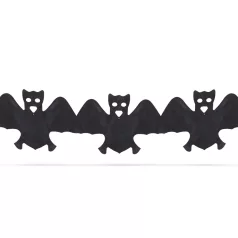 Halloween-i papír girland - denevér - 3 m