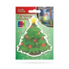 Karácsonyi RGB LED dekor - öntapadós - fenyőfa