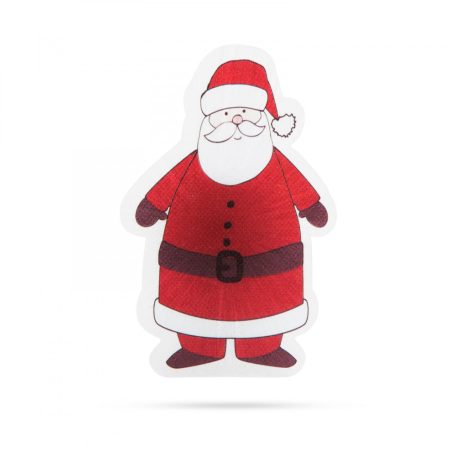 Karácsonyi RGB LED dekor - öntapadós - mikulás