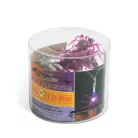 Halloween-i LED-es fényfüzér - pók - 10 LED - 2 x AA - 1,35 m