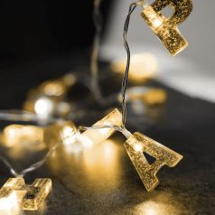   Születésnapi LED-es fényfüzér - "Happy Birthday" - 13 LED - 2 x AA - 2 m