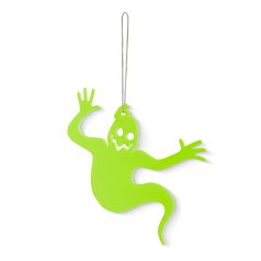   Halloween-i foszforeszkáló dekoráció - szellem - 15 x 12 cm