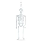 Halloween-i foszforeszkáló dekoráció - csontváz - 32 x 11 cm