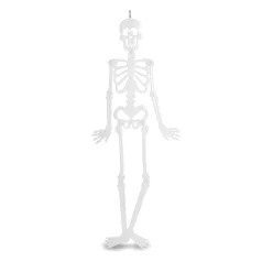   Halloween-i foszforeszkáló dekoráció - csontváz - 90 x 40 cm