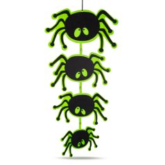   Halloween-i dekoráció - pók - akasztható - filc - 63 x 32 cm