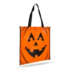   Halloween-i ajándéktáska - tök - 35 x 37 cm - narancssárga