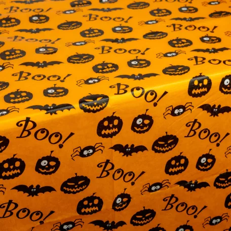 Halloween-i dekoráció - asztalterítő - flanel - 132 x 178 cm