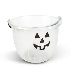 Halloween-i dekoráció - vödör - 2 féle - 20 x 16 cm