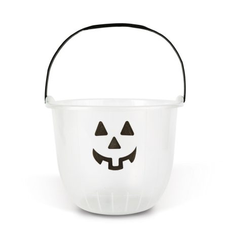 Halloween-i dekoráció - vödör - 2 féle - 20 x 16 cm