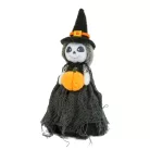 Halloween-i dekoráció - szellem, macska, tökfej - 21 cm