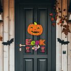 Halloween-i dekoráció - tök  - akasztható - 45 x 23 cm