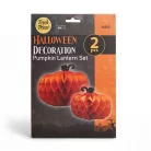 Halloween-i dekoráció - tök lampion - papír - 25/30 cm - 2 db / csomag