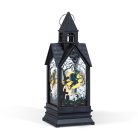 Halloween-i világító dekoráció - boszorkány - sárga LED - 17,5 x 6,3 x 6,3 cm - 3 x LR44