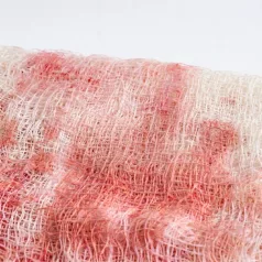   Halloween-i textil dekoráció - piros/fehér textil - 91 x 76 cm