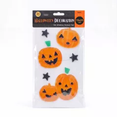 Halloween-i gél ablakmatrica szett - 15 x 25 cm - 3 féle