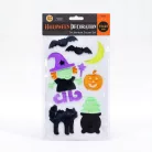 Halloween-i gél ablakmatrica szett - 15 x 25 cm - 3 féle