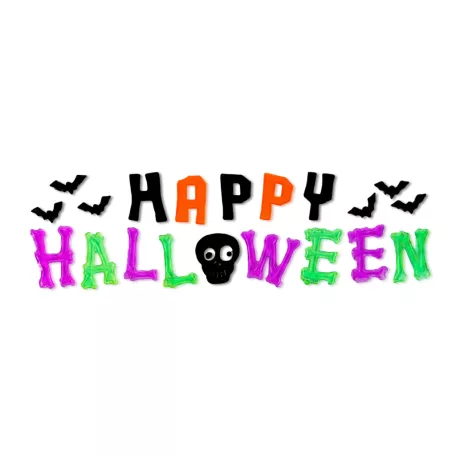 Halloween gél ablakmatrica szett - 50 x 15 cm - 2 féle