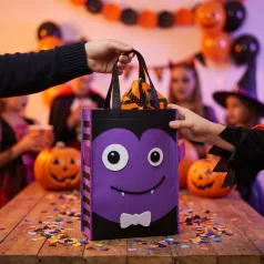   Halloween-i táska - filc díszítéssel - 40 x 30 cm - 3 féle