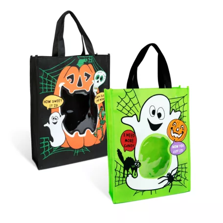 Halloween-i táska - ablakkal - 40 x 30 x 10 cm - 2 féle