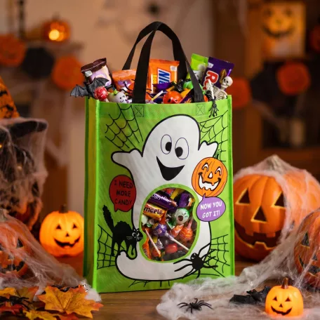 Halloween-i táska - ablakkal - 40 x 30 x 10 cm - 2 féle