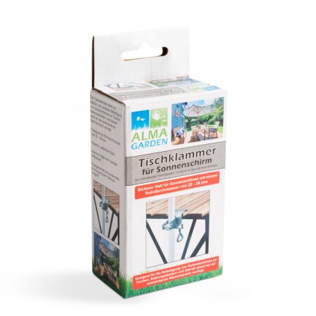 Napernyőtartó asztalokhoz - szorítóbilincses