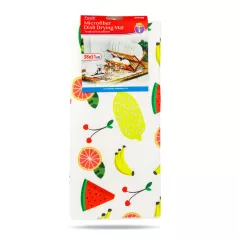   Mikroszálas edényszárító alátét - 38 x 51 cm - déligyümölcs mintás