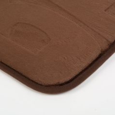   Fürdőszobai kilépőszőnyeg - "BATH" - barna - 60 x 40 cm