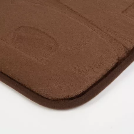 Fürdőszobai kilépőszőnyeg - "BATH" - barna - 60 x 40 cm