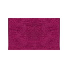   Fürdőszobai kilépőszőnyeg - hosszúszálú - bordó - 60 x 40 cm