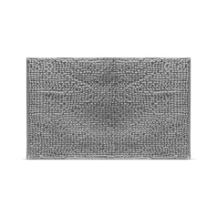   Fürdőszobai kilépőszőnyeg - hosszúszálú - szürke - 60 x 40 cm