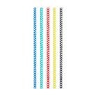 Papír szívószál - csíkos