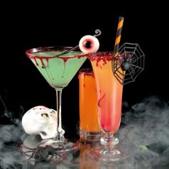   Papír szívószál - Halloween - 197 x 6 mm - 25 db / csomag