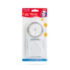 Tojásszeletelő - műanyag / rozsdamentes acél - 19 x 8 cm
