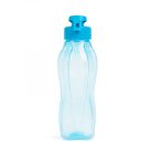 Sport kulacs - műanyag, átlátszó - 600 ml - 3 színben