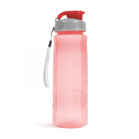 Sport kulacs - műanyag, átlátszó - 800 ml - 3 színben