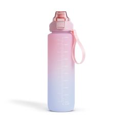   Sport kulacs - 1L - opálos - rózsaszín-kék színátmenetes