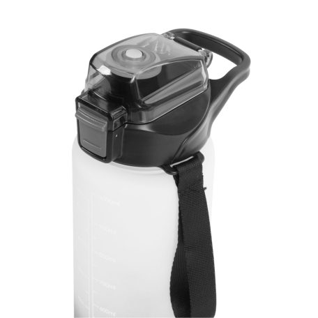 Sport kulacs - 1L - opálos - fekete-fehér színátmenetes
