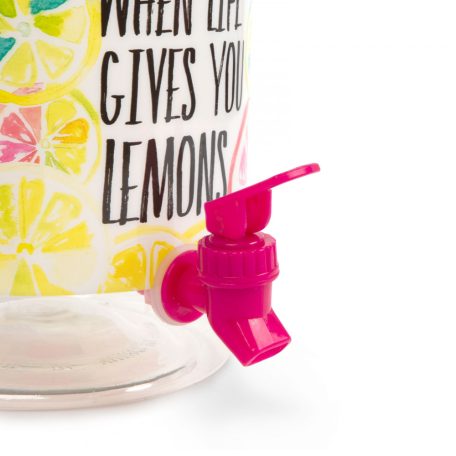 Italadagoló csappal, műanyag pohárszettel