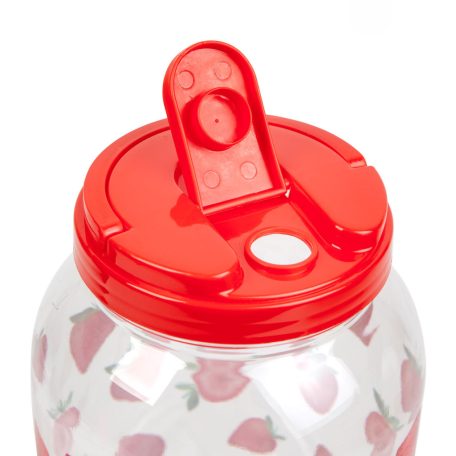 Italadagoló csappal, műanyag pohárszettel - 3,8 l - epres