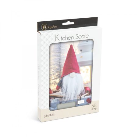 Konyhai mérleg - karácsonyi manó