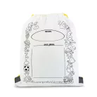 Színezhető tornazsák - 4 filccel - 33 x 27 cm