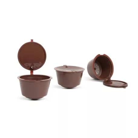 Újratölthető műanyag kávékapszula