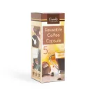 Újratölthető műanyag kávékapszula