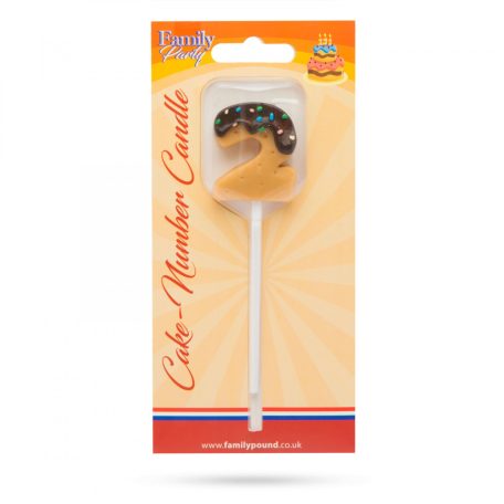 Gyertya - számsütemény