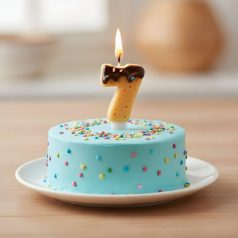 Gyertya - számsütemény